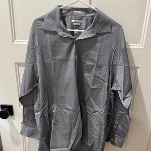 Van Heusen grey button down shirt